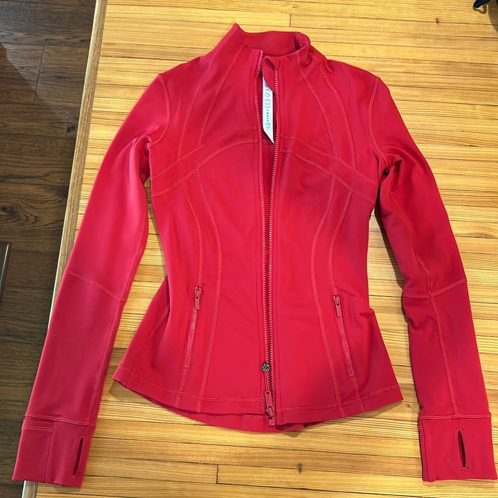 Red Lululemon Zip Up